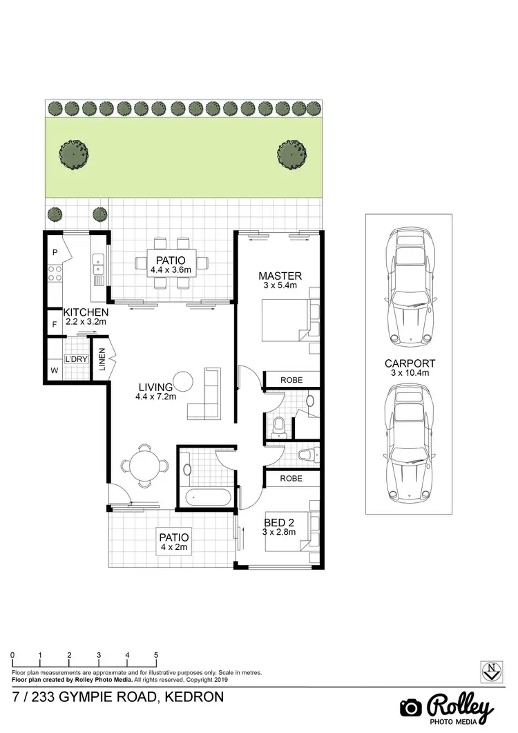 Floorplan of Homely apartment listing, 7/233 Gympie Road, Kedron QLD 4031