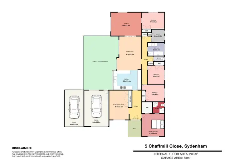 Floorplan of Homely house listing, 5 Chaffmill Close, Sydenham VIC 3037