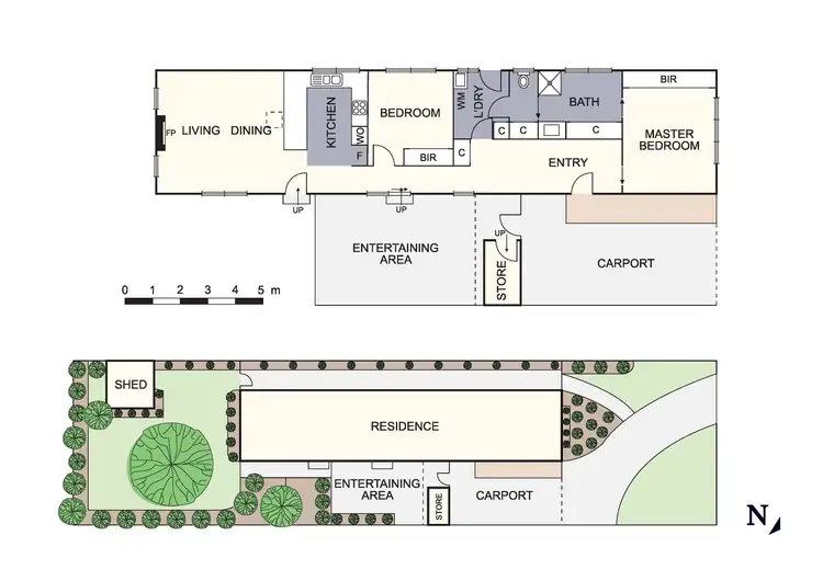 Floorplan of Homely unit listing, 1/2 Ethel Street, Boronia VIC 3155