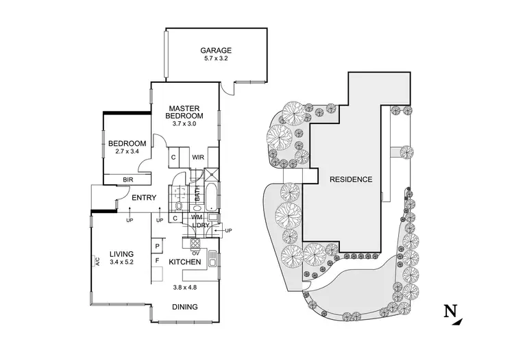 Floorplan of Homely unit listing, 4/30 Foote Street, Templestowe Lower VIC 3107