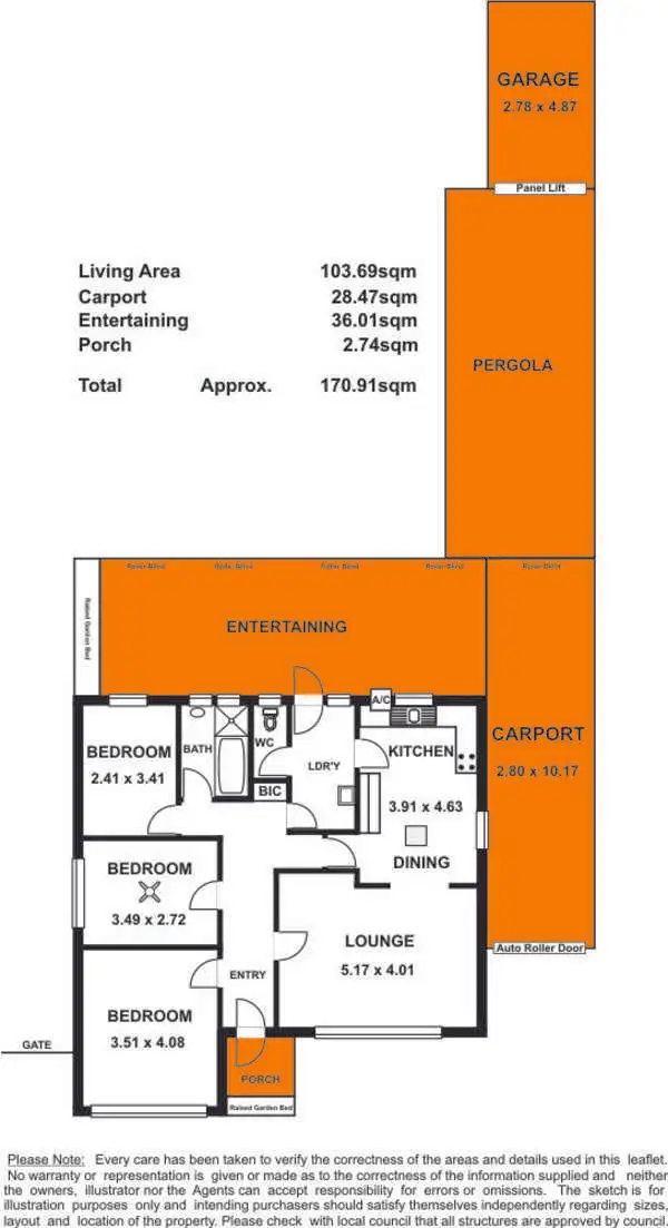 Floorplan of Homely house listing, 17 Hamilton Avenue, Osborne SA 5017