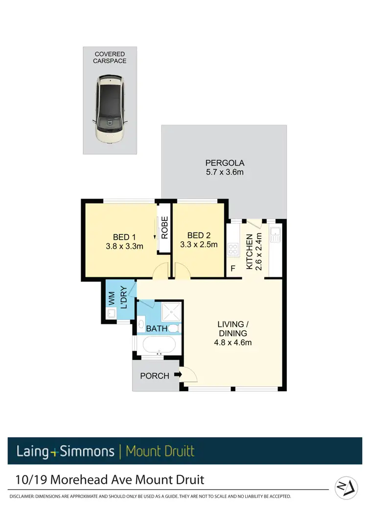 Floorplan of Homely villa listing, 10/19 Morehead Avenue, Mount Druitt NSW 2770