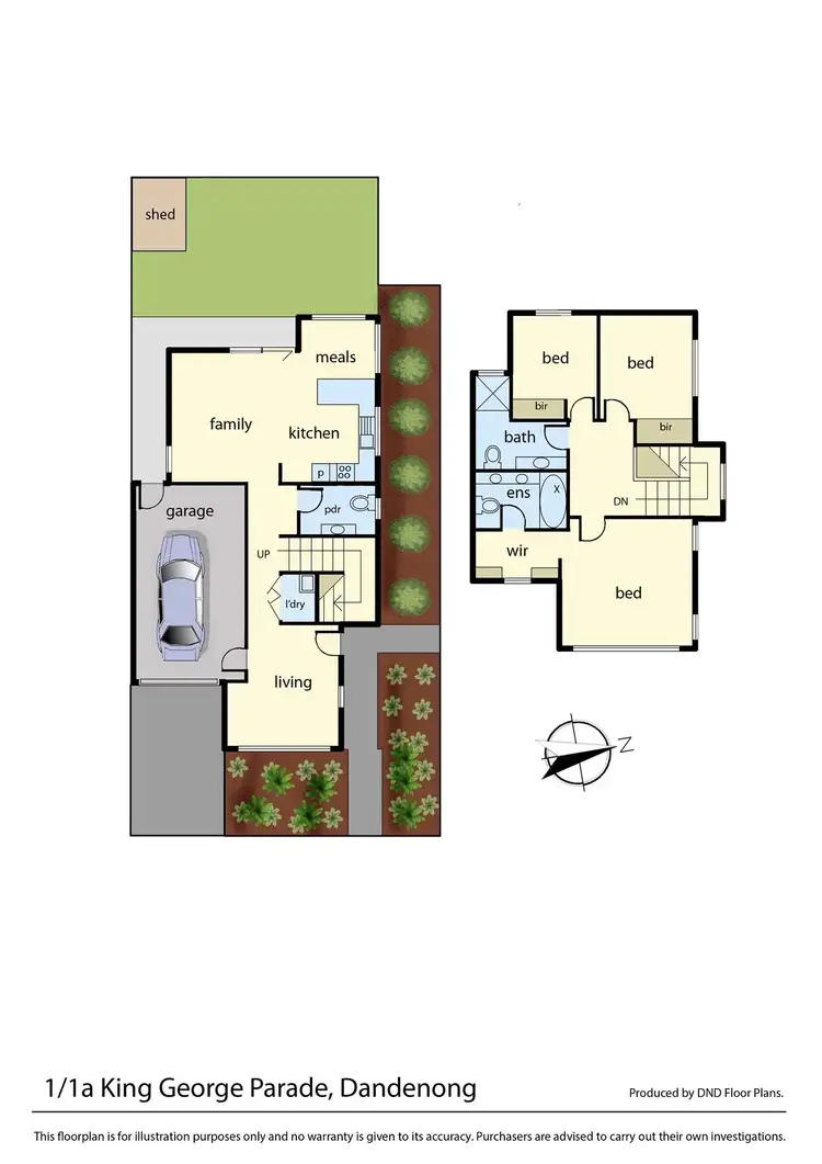 Floorplan of Homely unit listing, 1/1A King George Parade, Dandenong VIC 3175