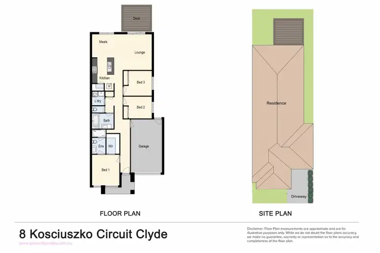 Floorplan of Homely house listing, 8 Kosciuszko Circuit, Clyde VIC 3978