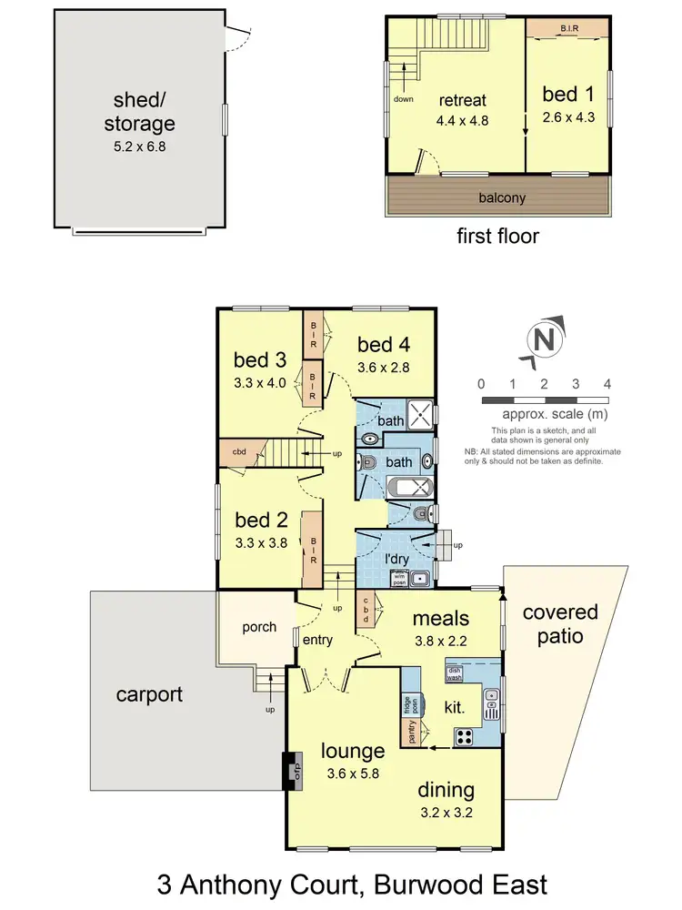 Floorplan of Homely house listing, 3 Anthony Court, Burwood East VIC 3151