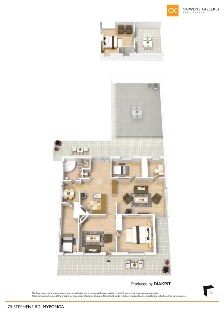 Floorplan of Homely house listing, 75 Stephens Road, Myponga SA 5202