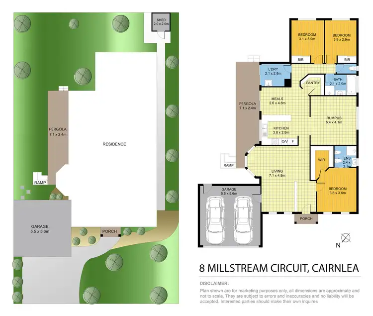 Floorplan of Homely house listing, 8 Millstream Circuit, Cairnlea VIC 3023