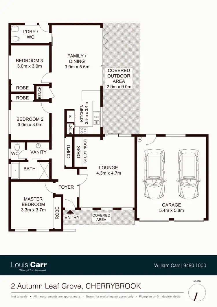 Floorplan of Homely house listing, 2 Autumn Leaf Grove, Cherrybrook NSW 2126