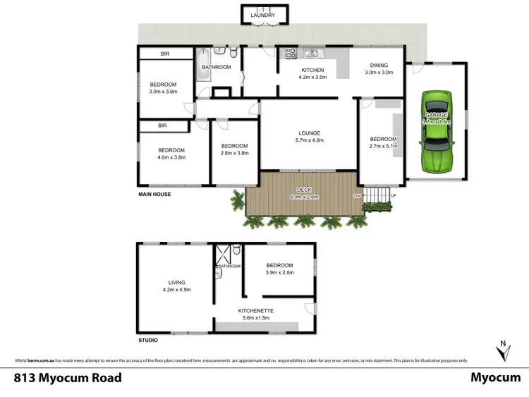 Floorplan of Homely house listing, 813 Myocum Road, Myocum NSW 2481