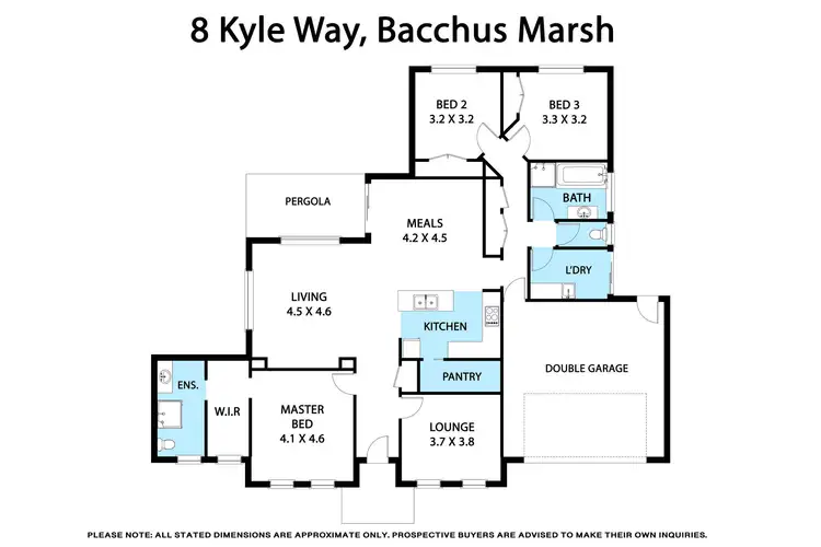 Floorplan of Homely house listing, 8 Kyle Way, Bacchus Marsh VIC 3340