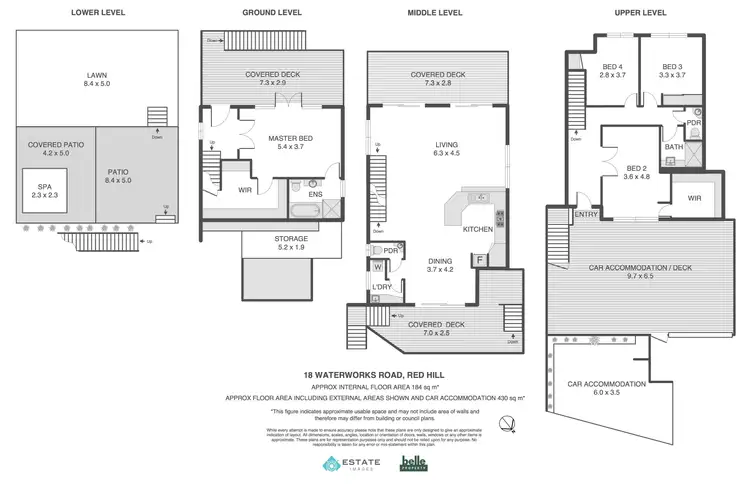 Floorplan of Homely house listing, 18 Waterworks Road, Red Hill QLD 4059