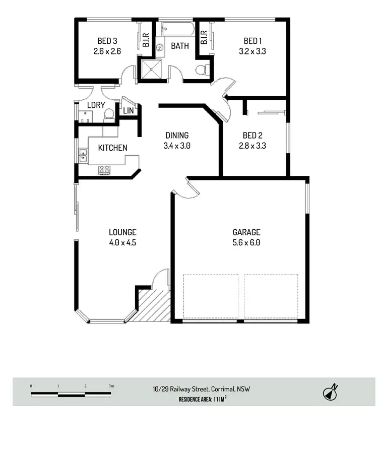 Floorplan of Homely villa listing, 10/29 Railway Street, Corrimal NSW 2518