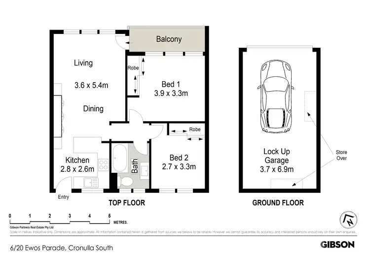 Floorplan of Homely apartment listing, 6/20 Ewos Parade, Cronulla NSW 2230