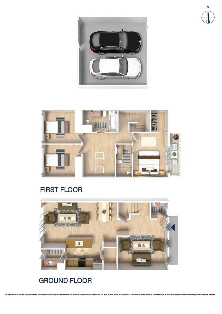 Floorplan of Homely terrace listing, 49 Central Avenue, Oran Park NSW 2570