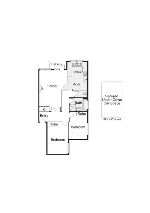 Floorplan of Homely apartment listing, 6/48 Spray Street, Elwood VIC 3184