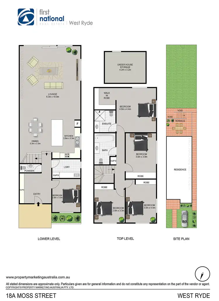Floorplan of Homely house listing, 18A Moss Street, West Ryde NSW 2114