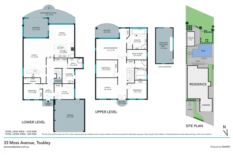 Floorplan of Homely house listing, 33 Moss Avenue, Toukley NSW 2263