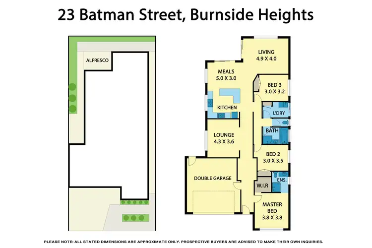 Floorplan of Homely house listing, 23 Batman Street, Burnside Heights VIC 3023