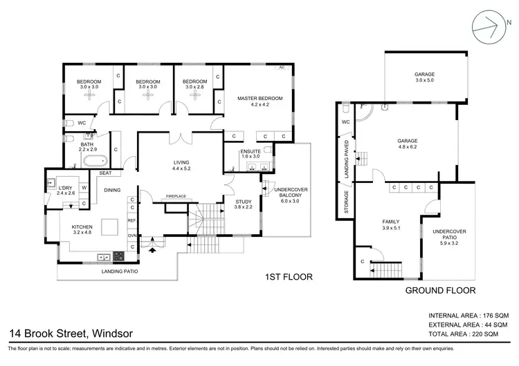 Floorplan of Homely house listing, 14 Brook Street, Windsor QLD 4030
