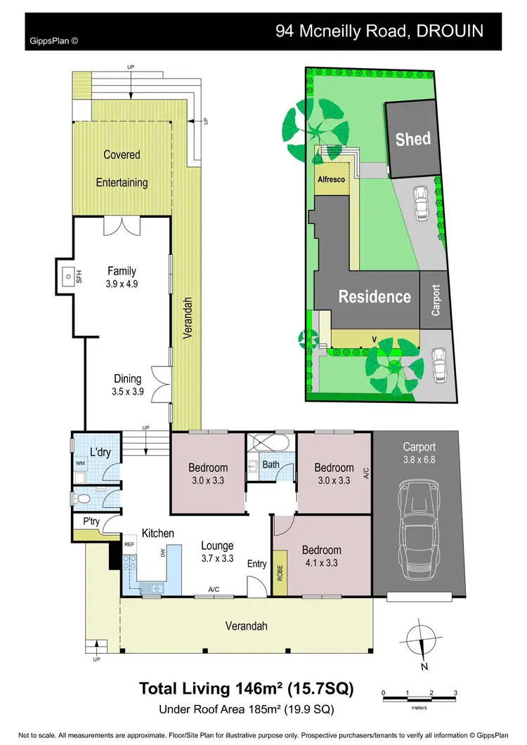 Floorplan of Homely house listing, 94 McNeilly Road, Drouin VIC 3818