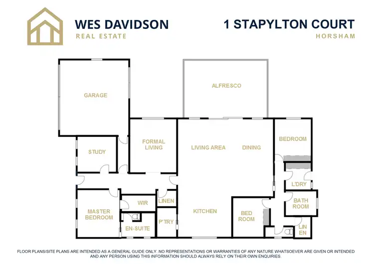 Floorplan of Homely house listing, 1 Stapylton Court, Horsham VIC 3400
