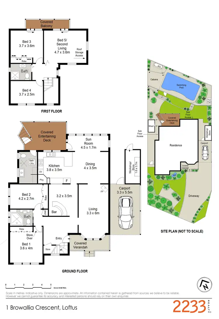 Floorplan of Homely house listing, 1 Browallia Crescent, Loftus NSW 2232
