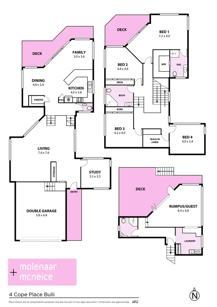 Floorplan of Homely house listing, 4 Cope Place, Bulli NSW 2516