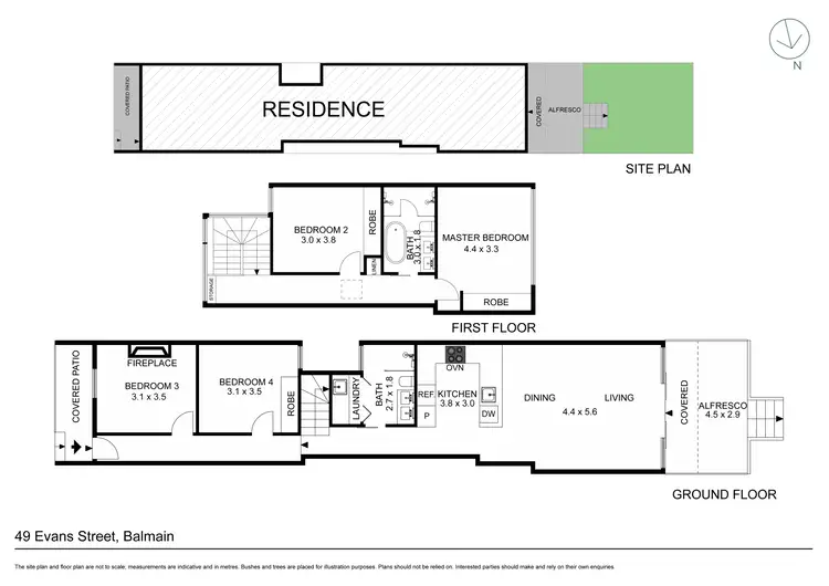 Floorplan of Homely house listing, 49 Evans Street, Balmain NSW 2041
