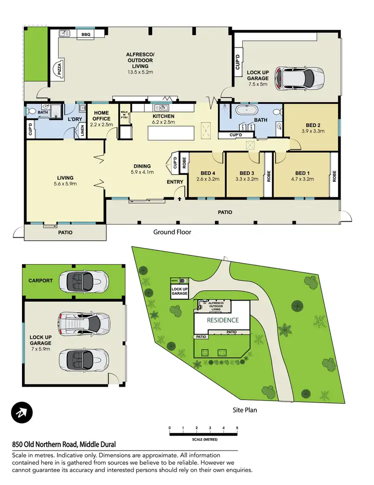 Floorplan of Homely rural property listing, 850 Old Northern Road, Middle Dural NSW 2158