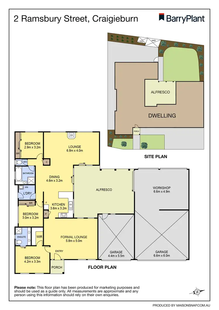 Floorplan of Homely house listing, 2 Ramsbury Street, Craigieburn VIC 3064