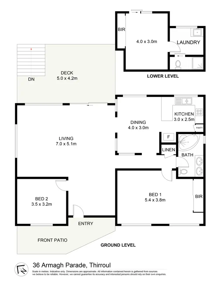 Floorplan of Homely house listing, 36 Armagh Parade, Thirroul NSW 2515