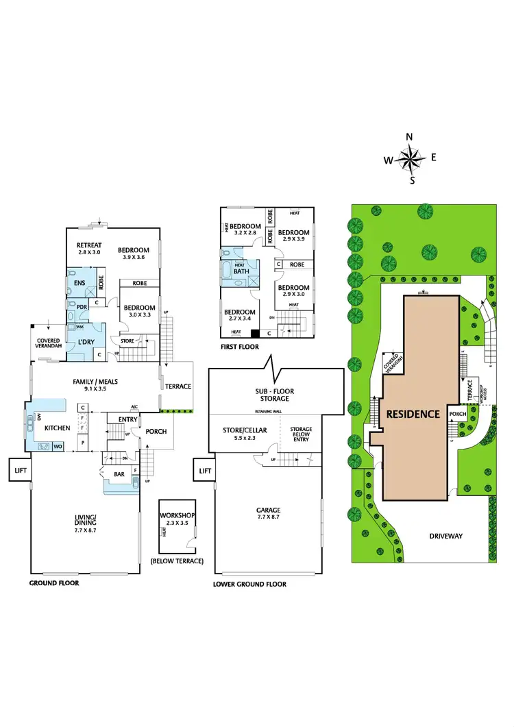 Floorplan of Homely house listing, 335 Porter Street, Templestowe VIC 3106