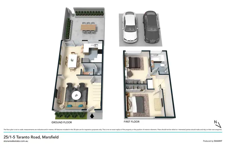Floorplan of Homely townhouse listing, 25/1-5 Taranto Road, Marsfield NSW 2122