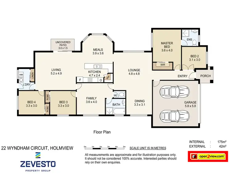 Floorplan of Homely house listing, 22 Wyndham Circuit, Holmview QLD 4207