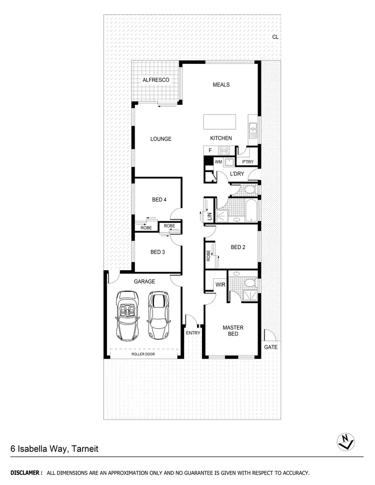 Floorplan of Homely house listing, 6 Isabella Way, Tarneit VIC 3029