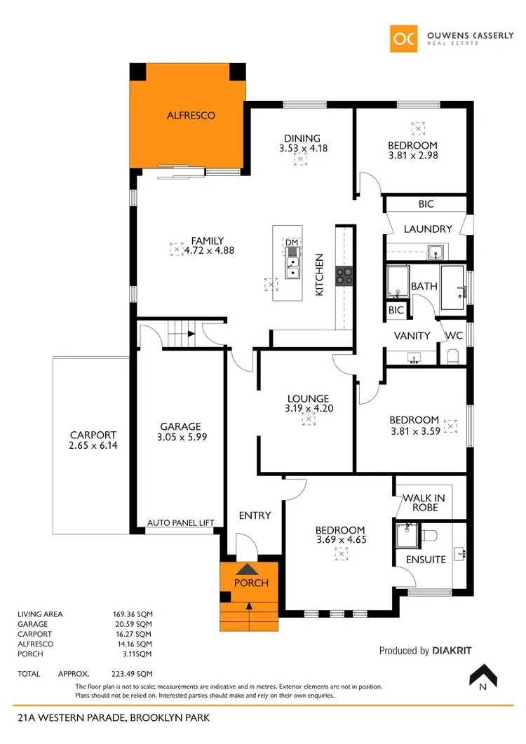 Floorplan of Homely house listing, 21A Western Parade, Brooklyn Park SA 5032