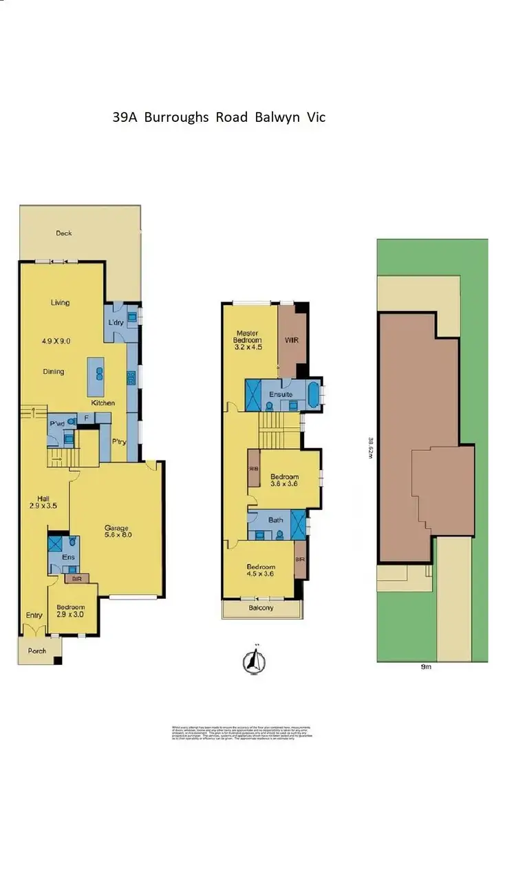 Floorplan of Homely house listing, 39A Burroughs Road, Balwyn VIC 3103