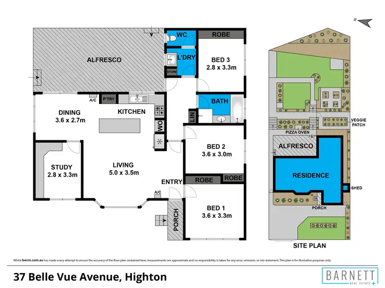 Floorplan of Homely house listing, 37 Belle Vue Avenue, Highton VIC 3216