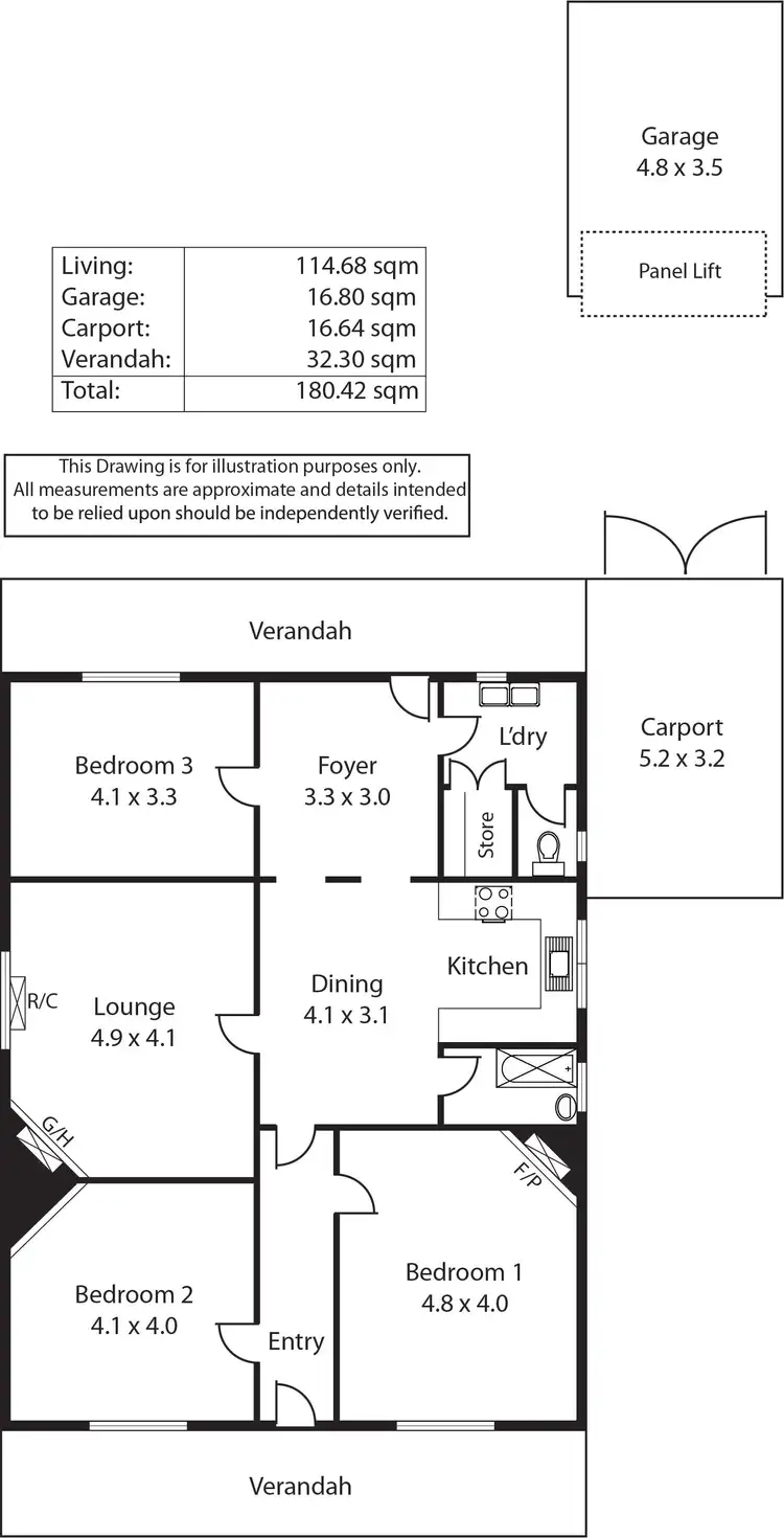 Floorplan of Homely house listing, 5 Birnie Avenue, Kensington Park SA 5068