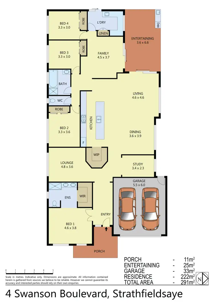Floorplan of Homely house listing, 4 Swanson Boulevard, Strathfieldsaye VIC 3551