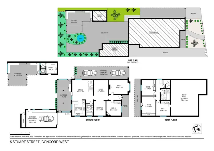 Floorplan of Homely house listing, 5 Stuart Street, Concord West NSW 2138