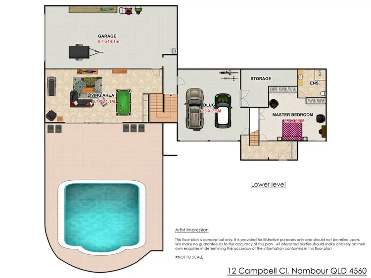 Floorplan of Homely house listing, 12 Campbell Close, Nambour QLD 4560