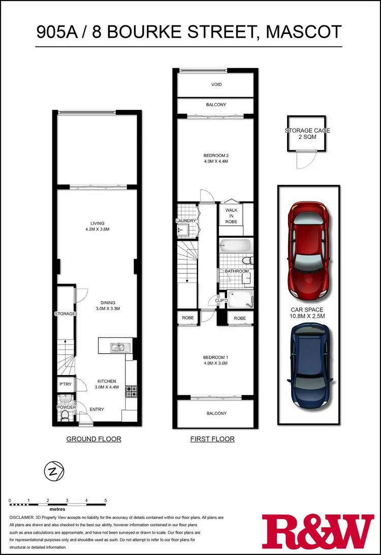 Floorplan of Homely apartment listing, 905A/8 Bourke Street, Mascot NSW 2020