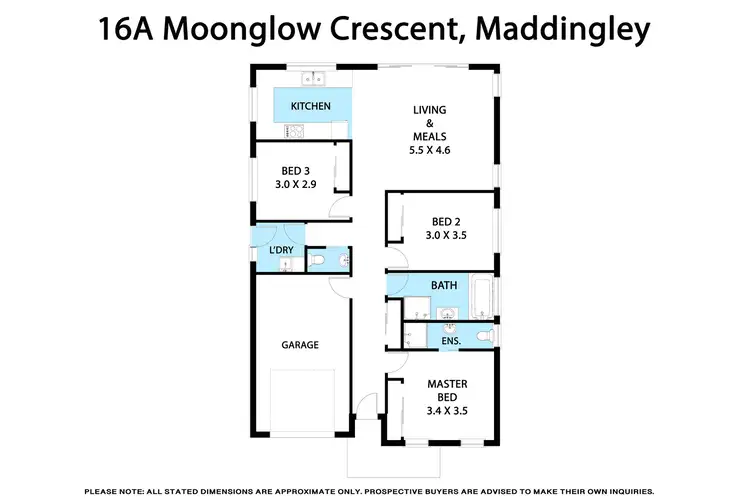 Floorplan of Homely house listing, 16 Moonglow Crescent, Maddingley VIC 3340