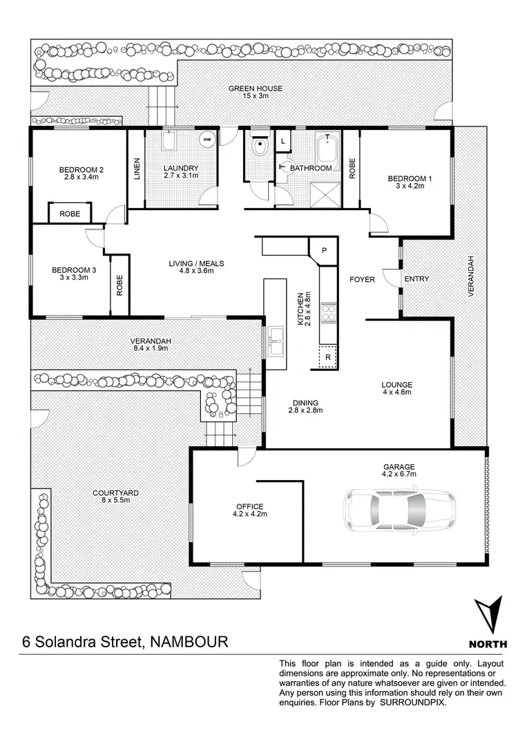Floorplan of Homely house listing, 6 Solandra Street, Nambour QLD 4560