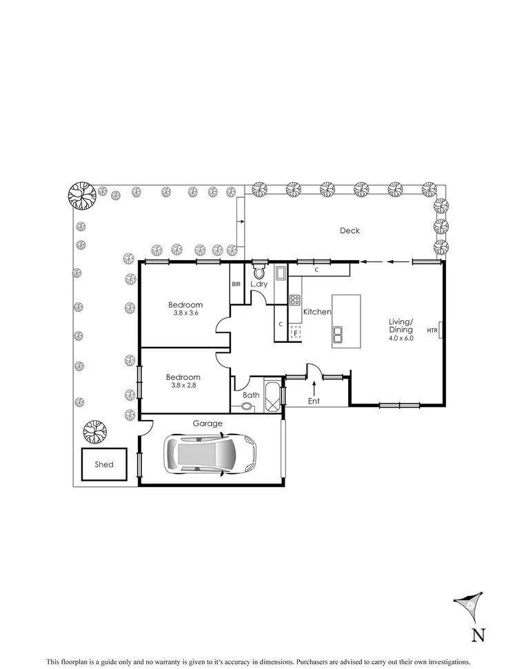 Floorplan of Homely villa listing, 3/156-158 Bay Road, Sandringham VIC 3191
