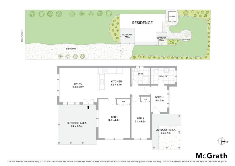 Floorplan of Homely house listing, 4 Jones Avenue, Mount Clear VIC 3350