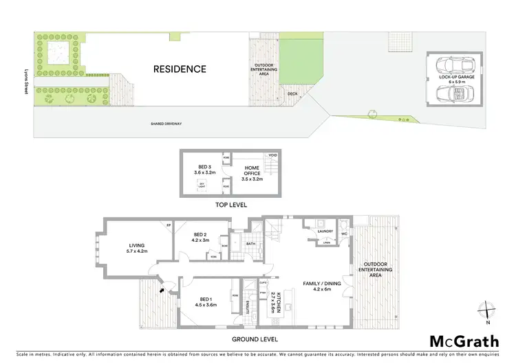 Floorplan of Homely house listing, 12 Lyons South Street, Ballarat Central VIC 3350