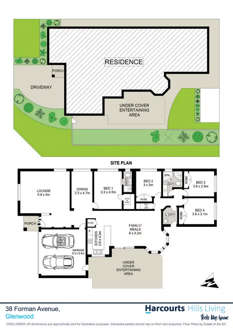 Floorplan of Homely house listing, 38 Forman Avenue, Glenwood NSW 2768