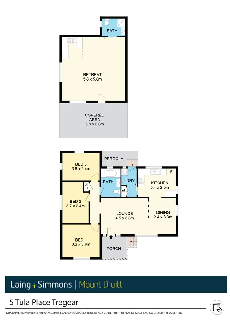 Floorplan of Homely house listing, 5 Tula Place, Tregear NSW 2770